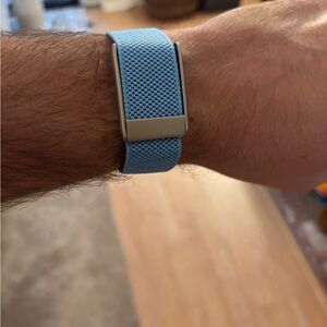Whoop 5.0/MG Band - Blue/Breeze Color - Silver Clasp/Hook/Link - one/peak/life